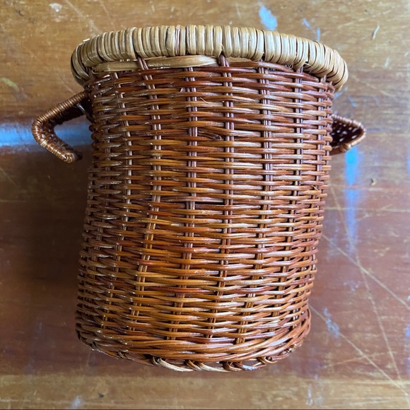 Vintage Wicker Woven Storage Basket